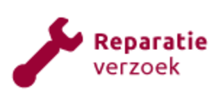 Link naar het inlogscherm om een reparatieverzoek te doen